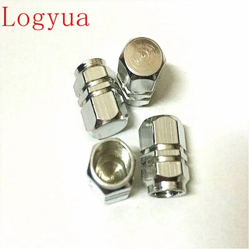 400Pcs/Lot New  Aluminum Car Wheel Tires Valves Tyre Stem Air Caps Airtight Dust Cover Cap hot selling