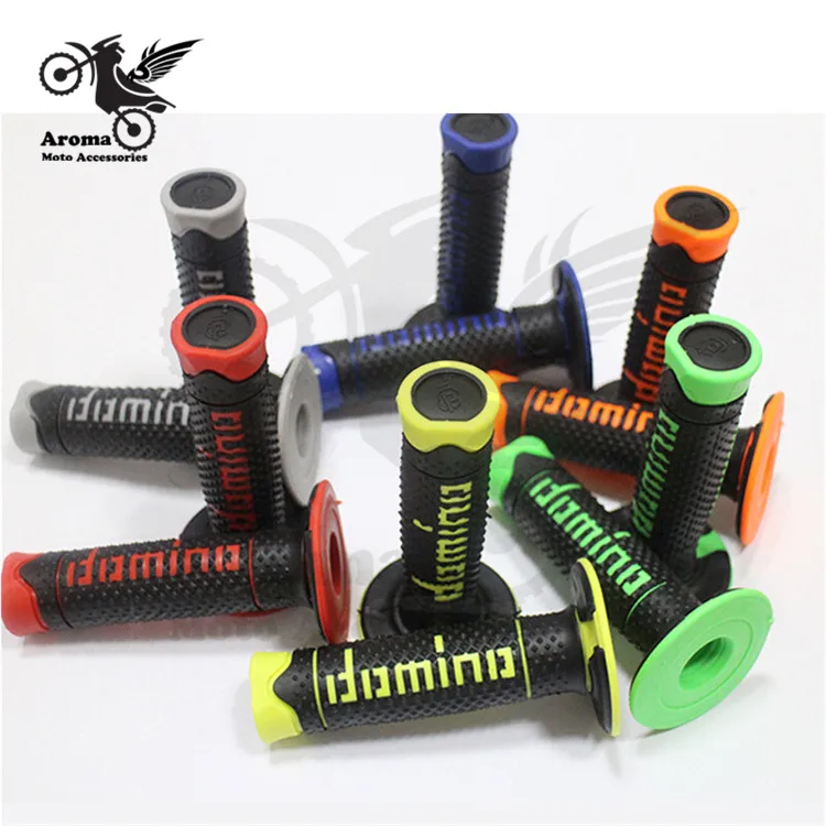 colorful universal 22MM motorbike handle bar grip parts racing moto handle grips rubber for honda suzuki yamaha KTM Parts motoc