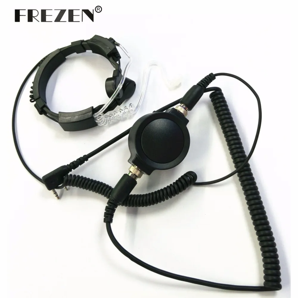 Hot Covert Earpiece Grade Tactical Throat Mic Armpit PTT Headset with Finger PTT for KENWOOD Radio baofeng BF UV-5R