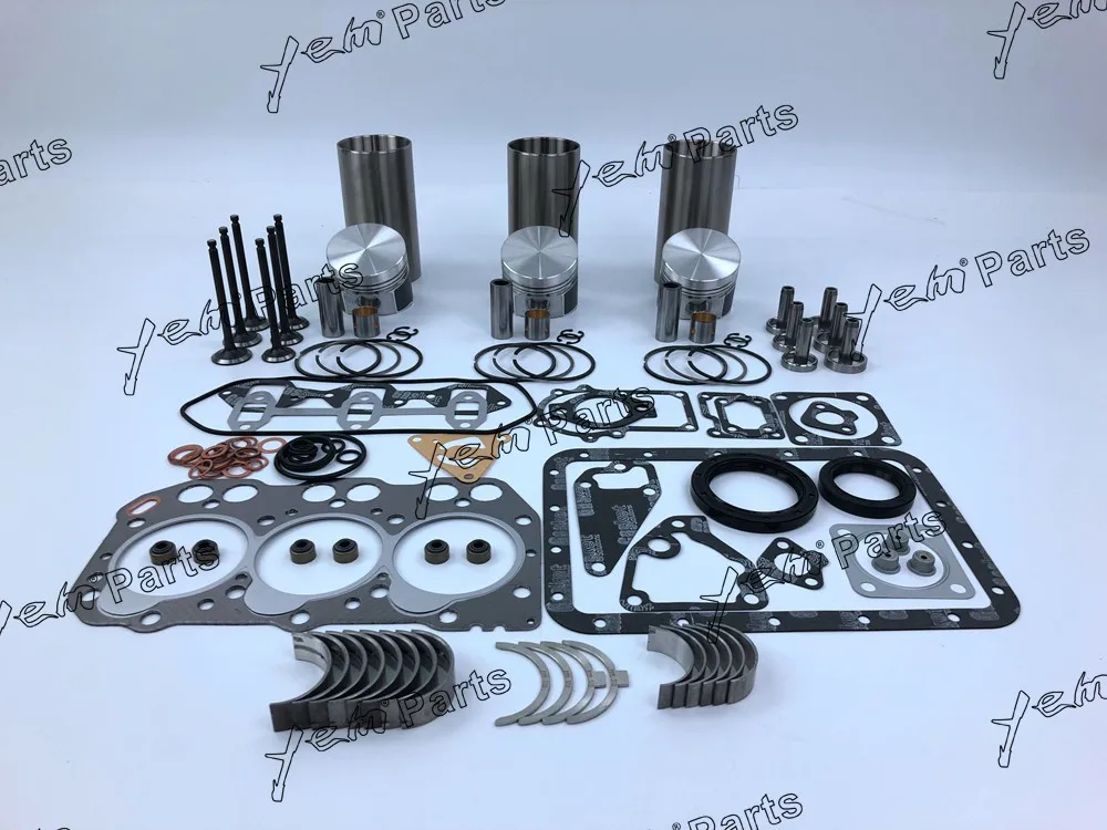 

For 3TN72 engine repair kit piston +piston ring + Cylinder liner + full gasket set + bearings + valve set