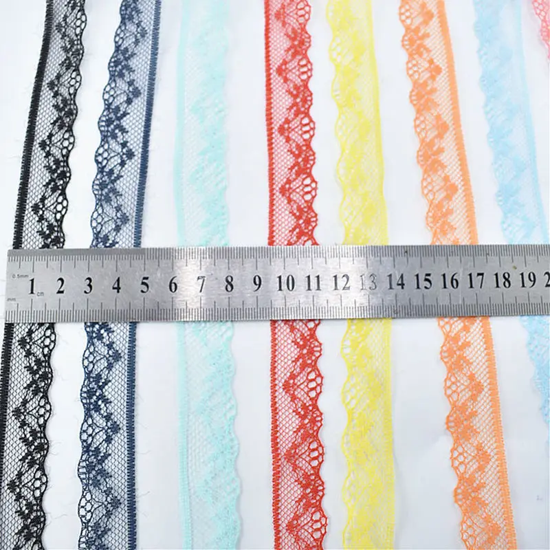 10yards African lace fabric White lace Ribbon 1.8CM DIY Jewelry/ Clothing/Wedding Decorations/french lace fabric lace trim dress