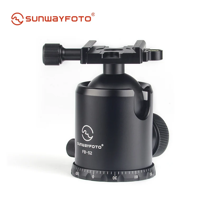 

SUNWAYFOTO FB-52 52mm Tripod Ball Head Arca / RRS Compatible 44lb Max Load