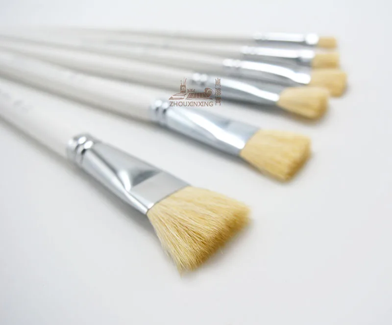 Кисть для рисования гуашью, 6 шт./компл.