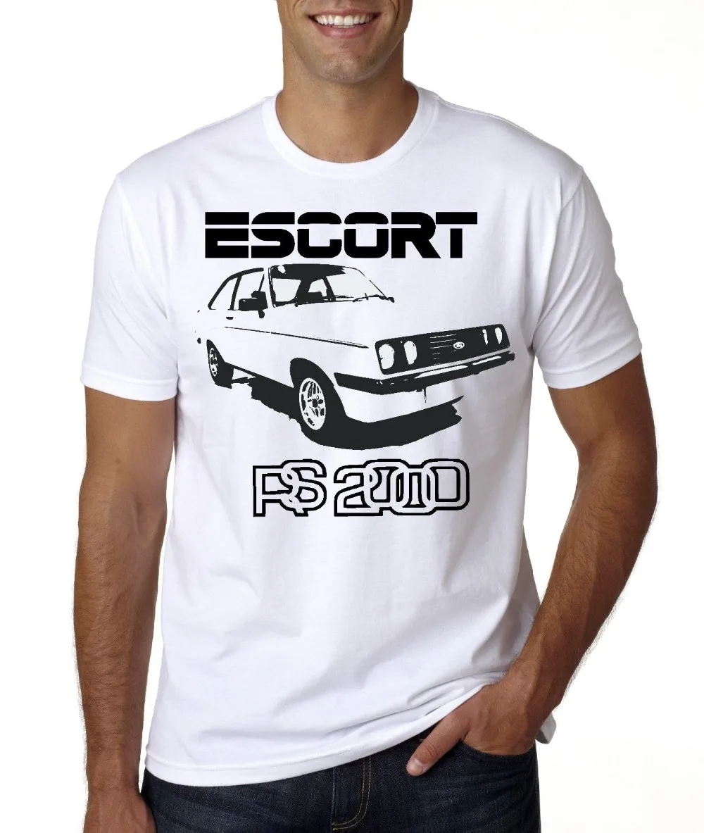 New American Classic Car Escort Rs2000 Tshirt Homme 2019 New Casual Short-Sleeved Men Men Cool Tees Tops