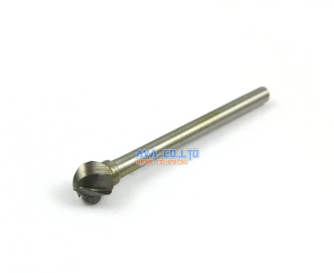 

4 Pcs 3mm Shank Tungsten Carbide Burr Rotary Cutter File CNC Engraving Bit Single Cut (NO.3)