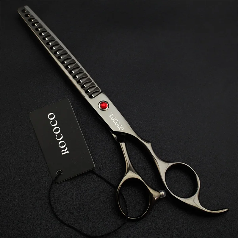 High Quality JP440C 7.0 Inch Pet Thinning Scissors Pet Clipper for Dog Grooming Tool Thinning Rate 75%