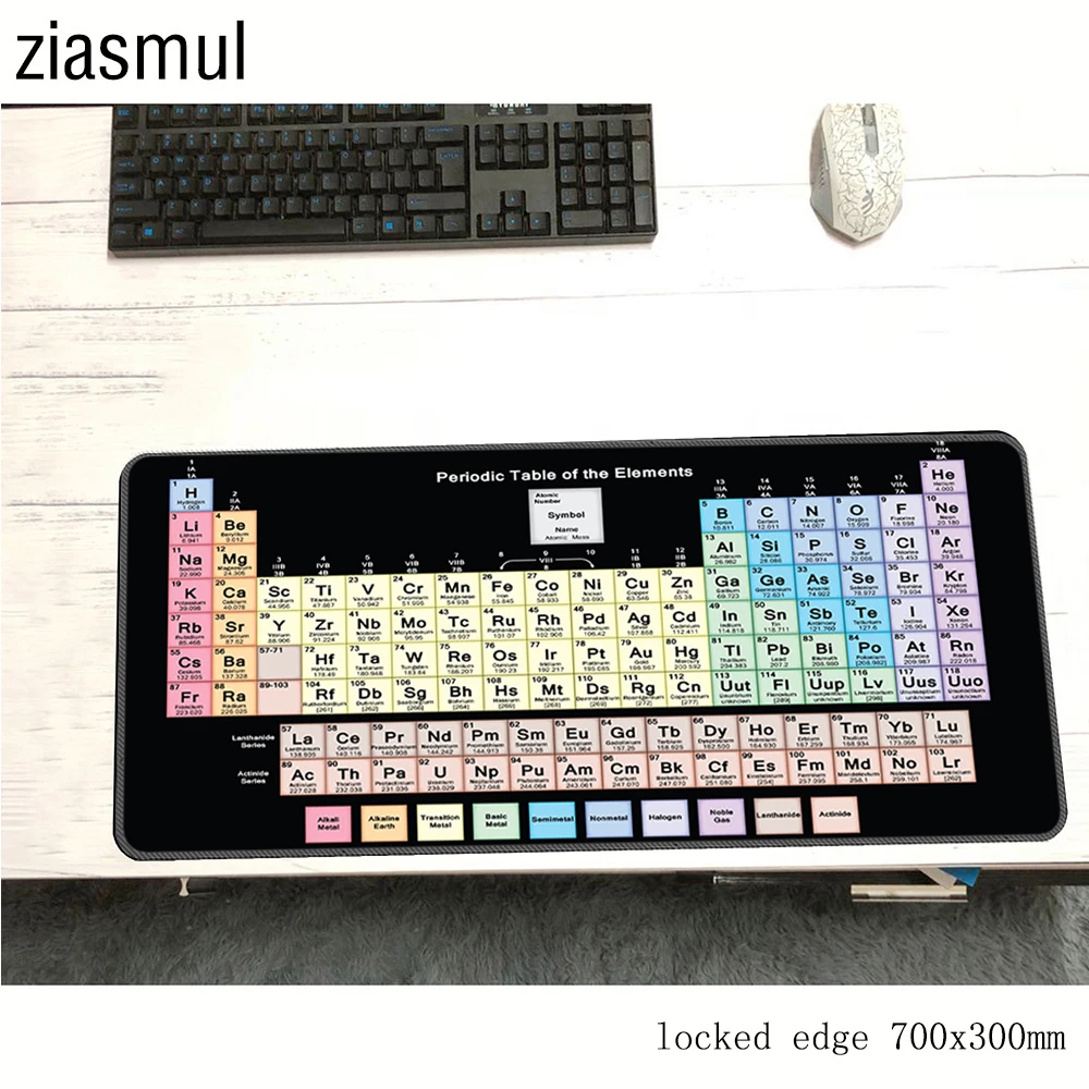 table of the elements mousepad gamer big 700x300x3mm gaming mouse pad large 3d notebook pc accessories padmouse ergonomic mat