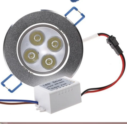 12 W Led oświetlenie downlight led ściemnialne żarówki LED 85-265 V led wpuszczone oświetlenie led światło punktowe z sterownik Led 3 lata gwarancji