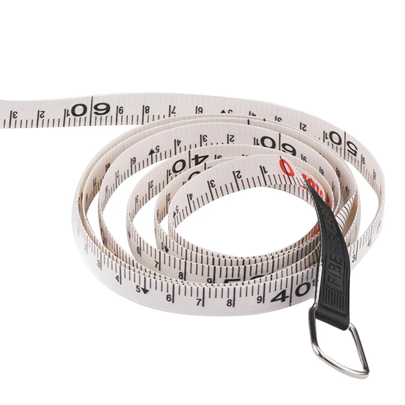 Glass Fibre Measuring Tape 10/15/20/30/50M Measuring Tape Retractable Flexible Ruler Metric Gauge Measuring Tools