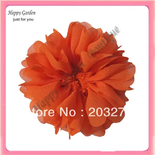 Free shipping!!24pcs/lot  DIY  7colors chffion flower mix order