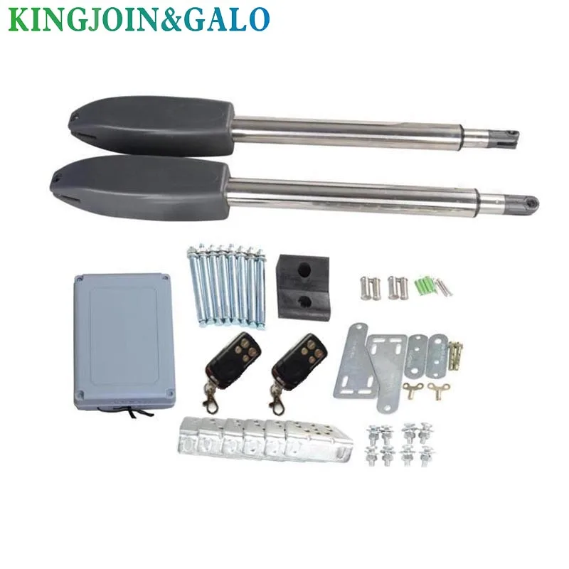 IP55 DC24V/AC110V/AC220V 400kg Per Leaf Dual Automatic Electrical Swing Gate Opener For Home Automation