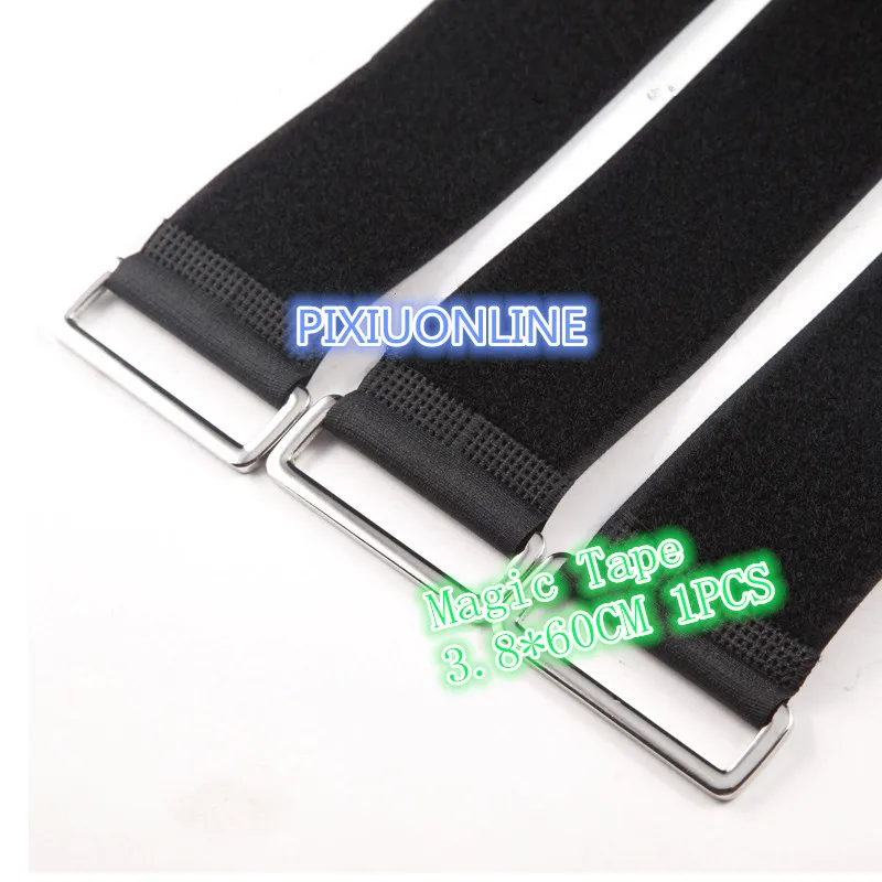 

1PCS/LOT YT1116 Hasp Hookloop Nylon Fastening Tape Magic Tape Strap Black Cable Tie Wide 3.8cm Length 60cm