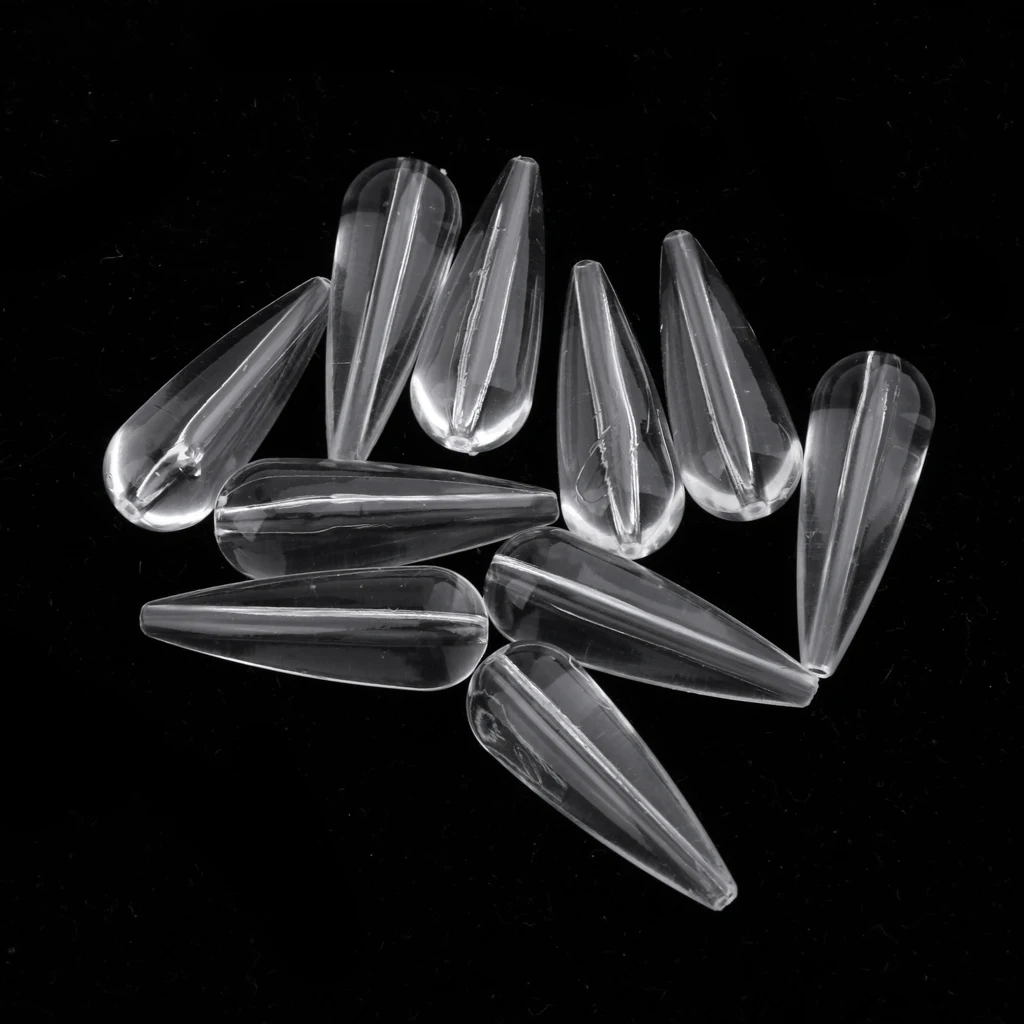 10pcs Acrylic Sinking Sbirolino  Bombarda Trout Pose Floats 3.5g