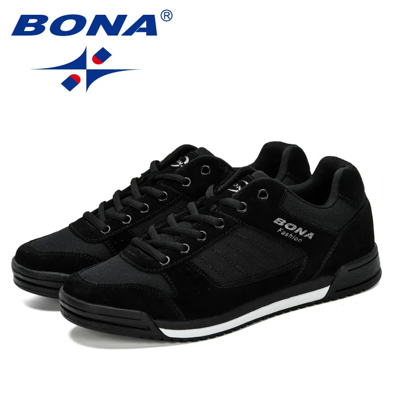 BONA – baskets de skateboard respirantes pour Homme, Chaussures de Sport unisexes