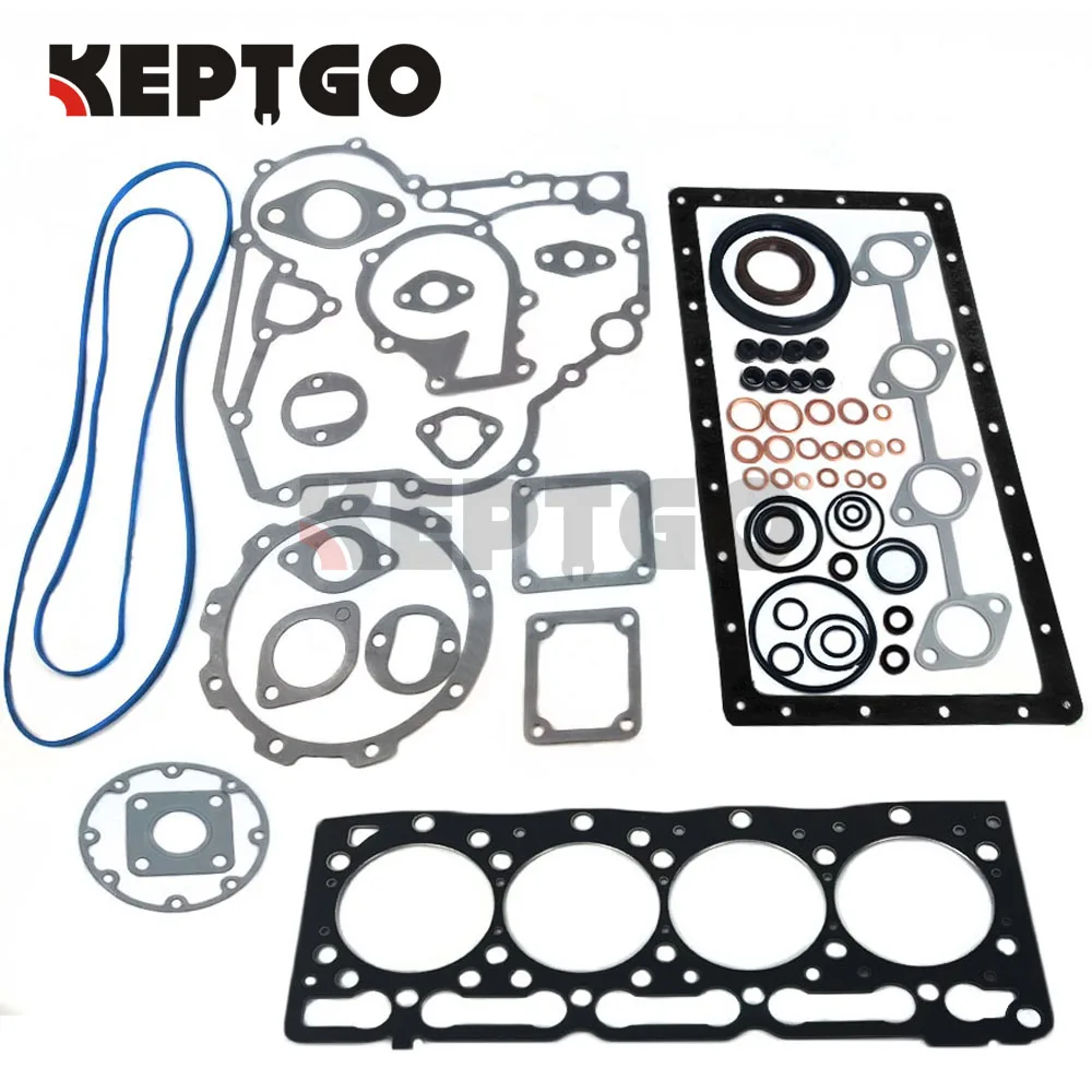 

For Kubota engine parts V1505 full gasket set with cylinder Head gasket 16394-03310 metal