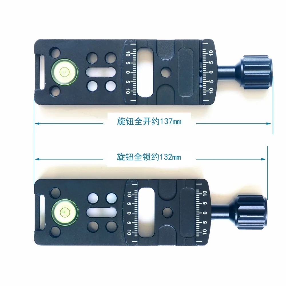 ยาวถือจานด่วน 100mm Nodal สไลด์ขาตั้งกล้อง Quick clamp & แผ่น Arca Swiss อะแดปเตอร์การถ่ายภาพ