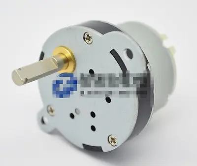 1Pc 40GB-500TB Binaural High Torque DC Gear Motors 6V 100RPM 12V 3RPM 7RPM 30RPM 50RPM 75RPM 130RPM 200RPM