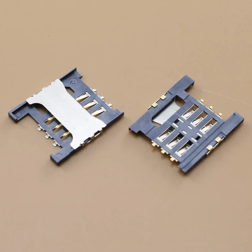 YuXi Best Price, 1pcs/lot sim card socket holder connector for Lenovo A568t A788t K860I A3000-H A5000 tray slot.