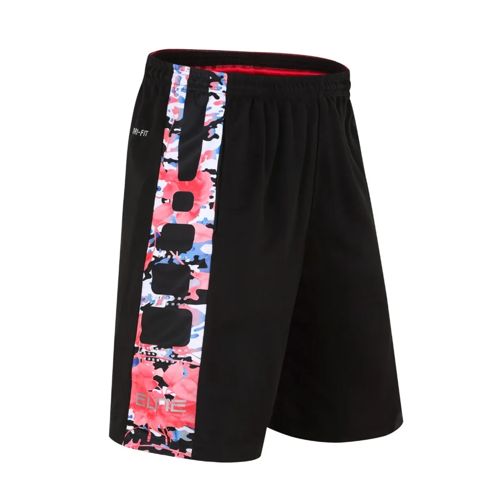 Koszykówka spodenki sportowe fani szybkoschnący Retro Mesh haftowane wentylatory trening siłownia Athletic wygodne szorty