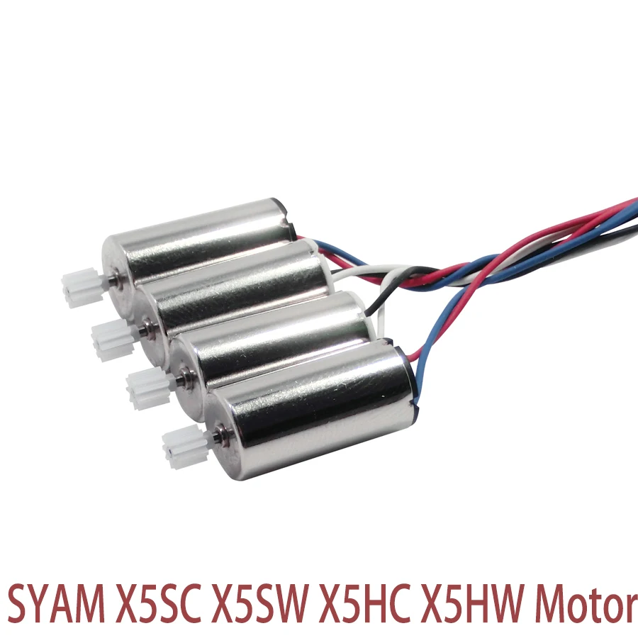 

4pcs/lot Original Syma X5SW X5SC X5HC X5HW CW CCW Motor RC Quadcopter Spare Parts Main Motor Engine Replacements Accessories