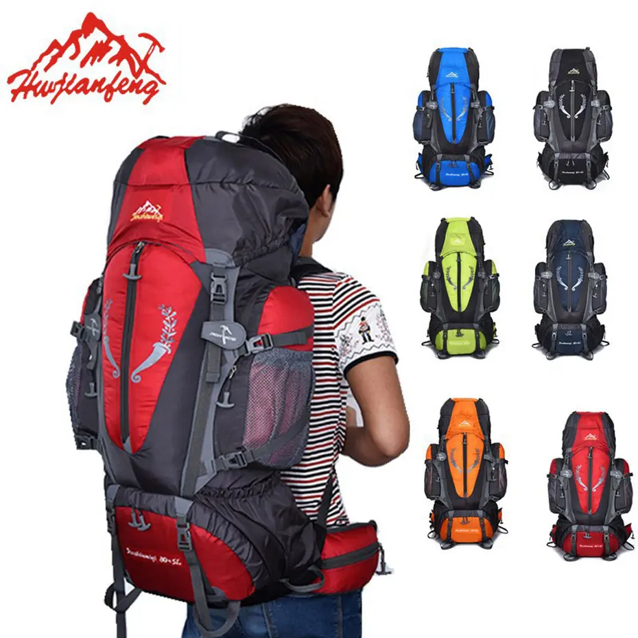 

80L Outdoor Bag Camping Hiking Backpacks Bags Backpack Nylon superlight Sport Travel Bag