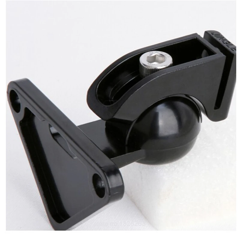 1 Pair (2pieces) R5 Zinc Alloy Universal Wall Mount Stands Surround Speaker Bracket Rotating Tilt Swivel Speaker Hanger Load 5kg