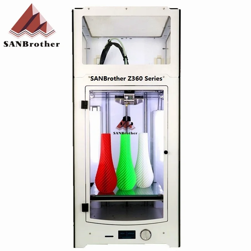 SANJIUPrinter Z360 3D Printer More Higher Than UM2++Extended with Door and Top Cover 3D Printer DIY KIT