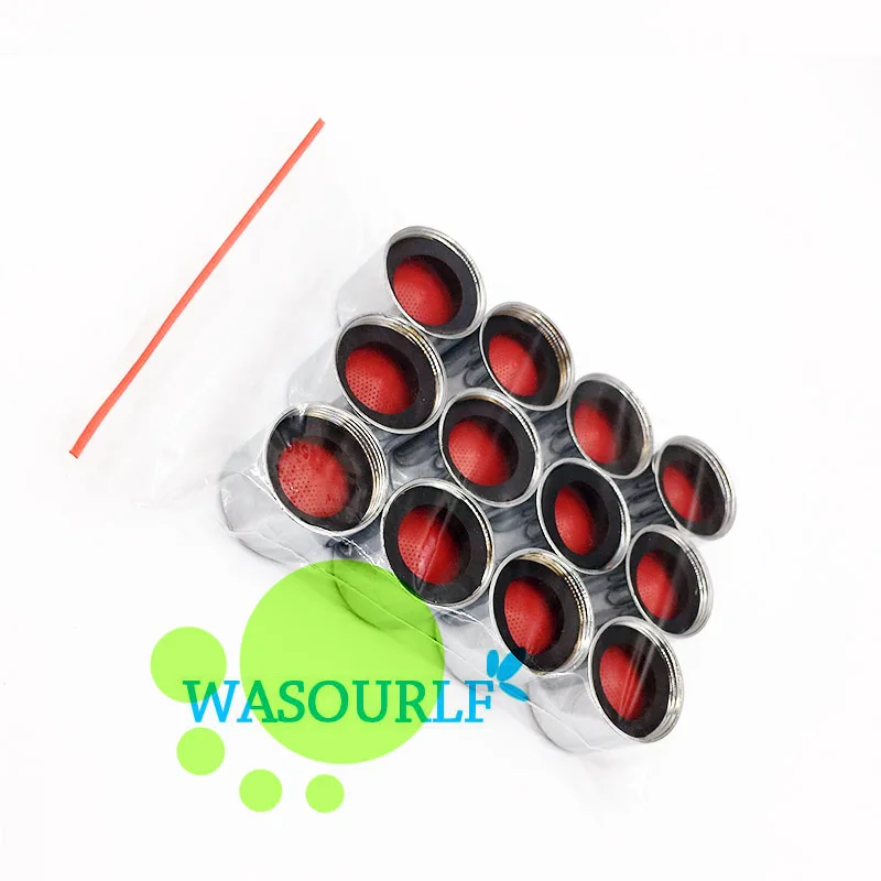 WASOURLF 12PCS M20*1 Water Saving Faucet Aerator 8L 20mm Female Thread Tap Spout Bubble Accessories Bathroon Basin Kitchen Part