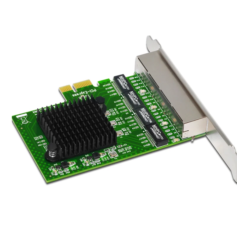 H1111Z karta sieciowa s karta lan adapter do sieci ethernet adapter sieci lan ethernet karta sieciowa 4 Port RJ-45 pci express bezpłatny dostęp do