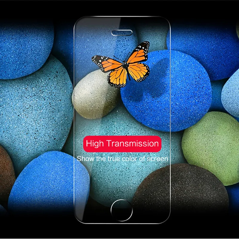 5Pcs Full Cover Tempered Glass for iPhone 12 Pro MAX 12 mini Protective glass screen protector film for iPhone 5 5S 5C SE 4 4S image 5