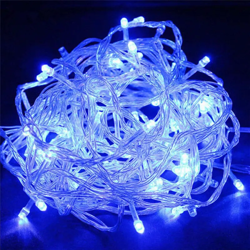 ECLH Holiday Led Christmas Lights Outdoor 100M 50M 30M 20M 10M 5M Led String Lights Decoration For Party Holiday Wedding Garland