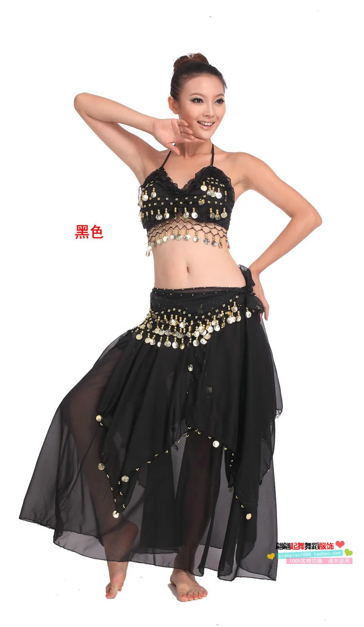 2015 Mới 3 Múa Bụng Trang Phục Bollywood Trang Phục Ấn Độ Đầm Bellydance Đầm Nữ Múa Bụng Trang Phục Bộ Bộ Lạc