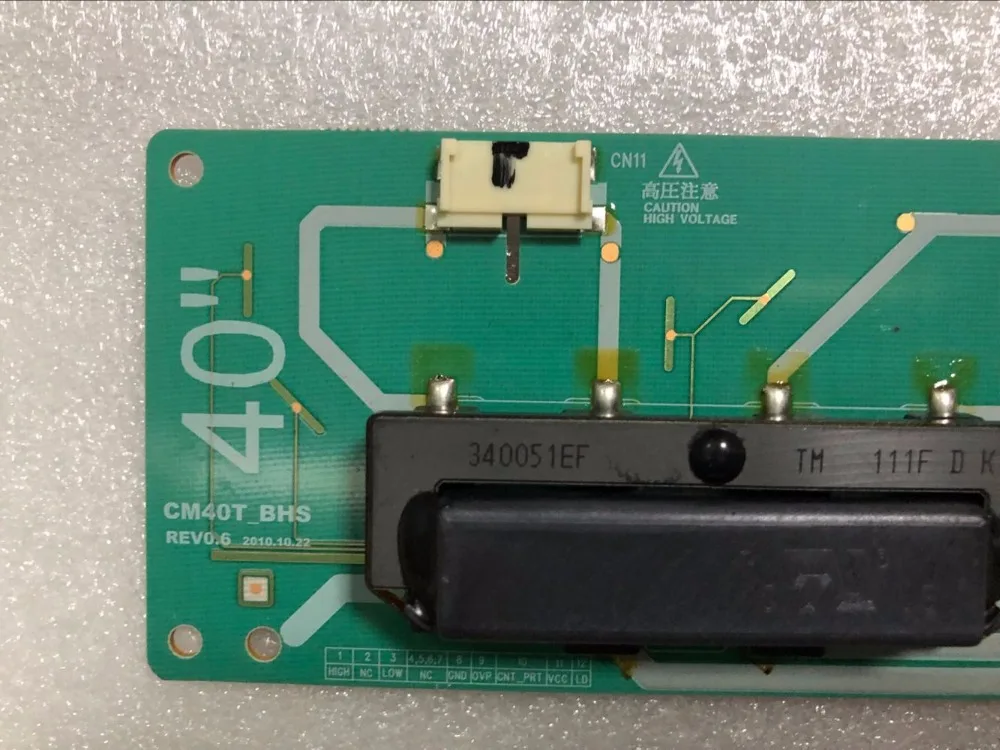 고전압 백라이트 보드, 오리지널 LA40D550K1R 용 파워 보드, CM40T-BHS CM40T-BHS REV0.6 스팟