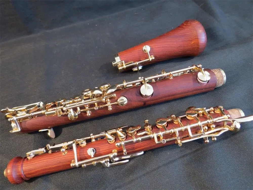 professional rosewood concert semiautomatic oboe C key Silver plated keys