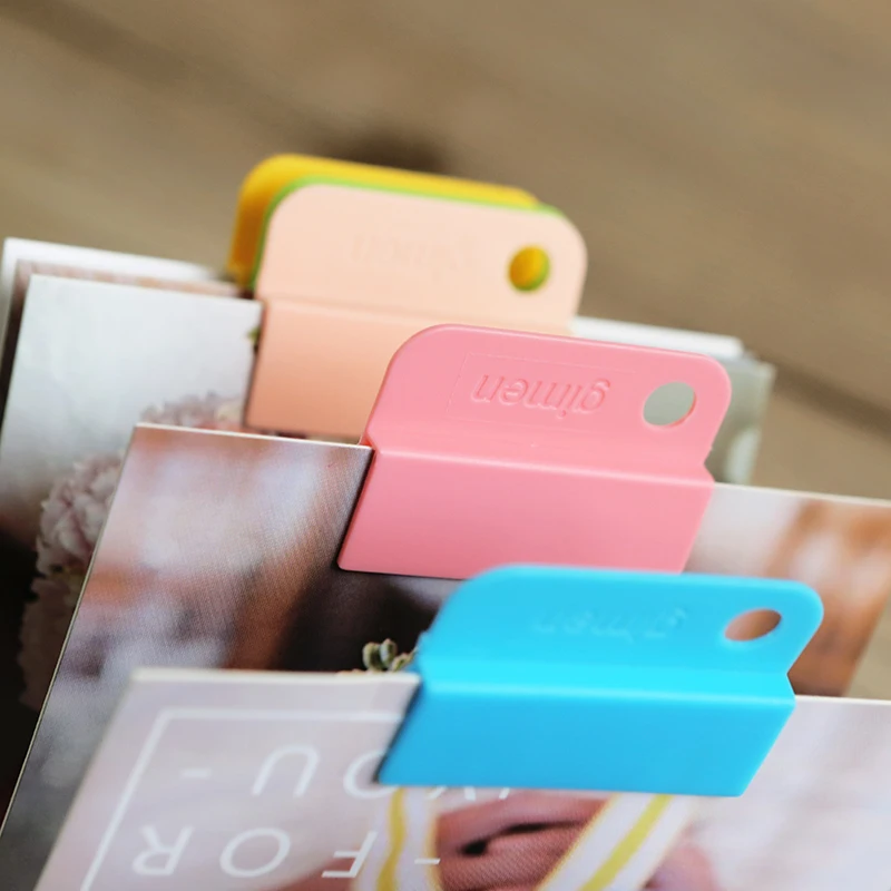 6pcs/set Rainbow Colored Index Tap Binder Index Dividers Paper Clips for Notebook Office School Bookmark