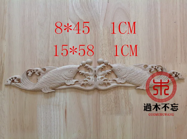 Don't forget the wooden wood carving of Dongyang European style solid wood door flower window decals May there be surpluses ever