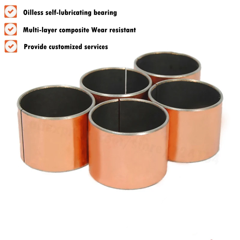 SF-1 1710 1712 1715 1720 1810 1812 1815 1820 SF1 SF1- SF Self Lubricating Composite Bearing Bushing Sleeve Oil free Sliding