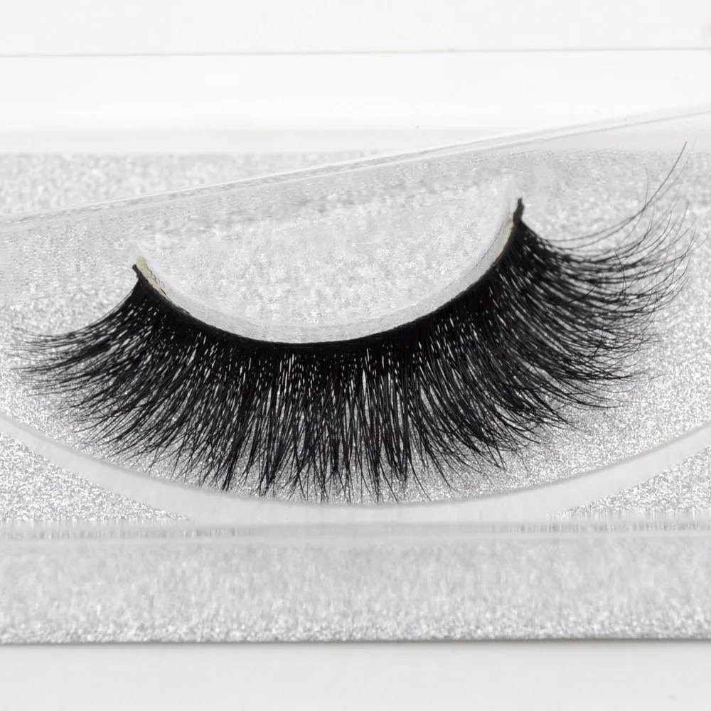 Visofree False eye lashes handmade Black Thick Soft natural sexy Extension for Beauty Makeup Giltter Packing 3D Mink Lashes A08