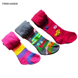 YWHUANSEN Spring Autumn Striped Pantyhose For Girl Sale Cotton Tight For Baby Girl Cute Infant Sticky Collants Fillettes Colored