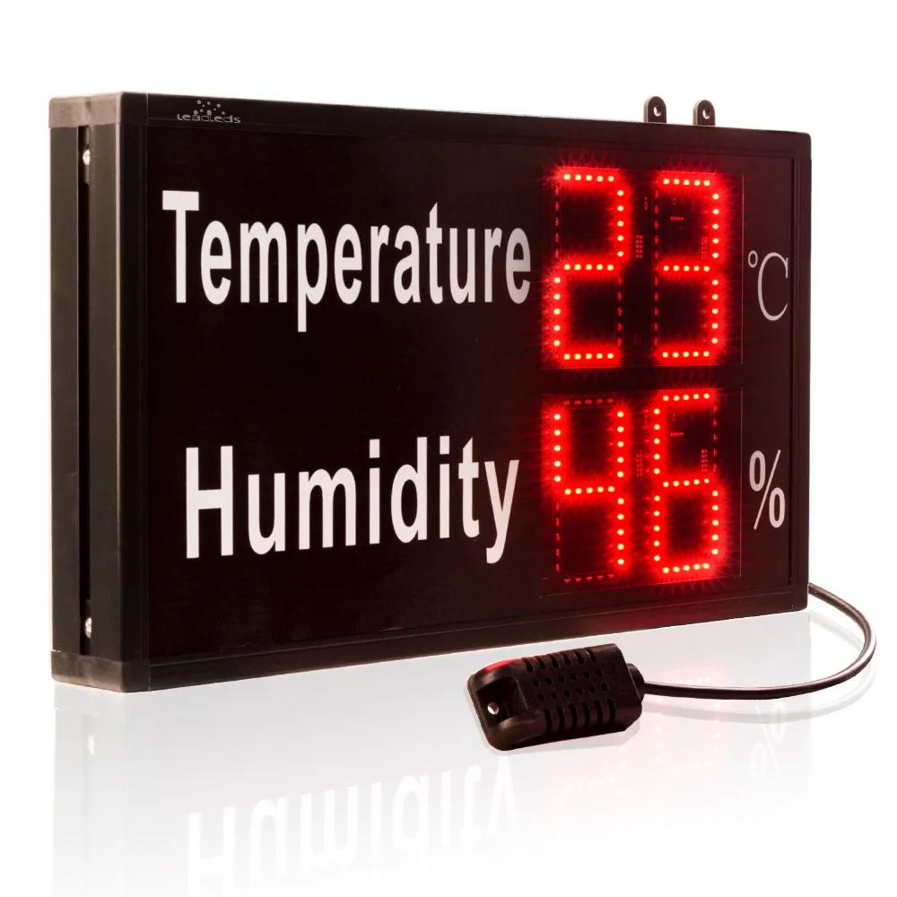 Temperature and Humidity Display Instrument Temperature and Humidity Meter Industrial Temperature and Humidity Instrument Large