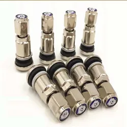 8pcs Tubeless steel valve mouth, automobile tire repair, automobile tire without inner tire  brass stem dust cap Tire valve