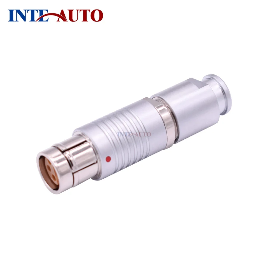 

2S круглый металлический самоблокирующийся двухтактный 6-контактный прямой гермефитический разъем TFA.2S.306