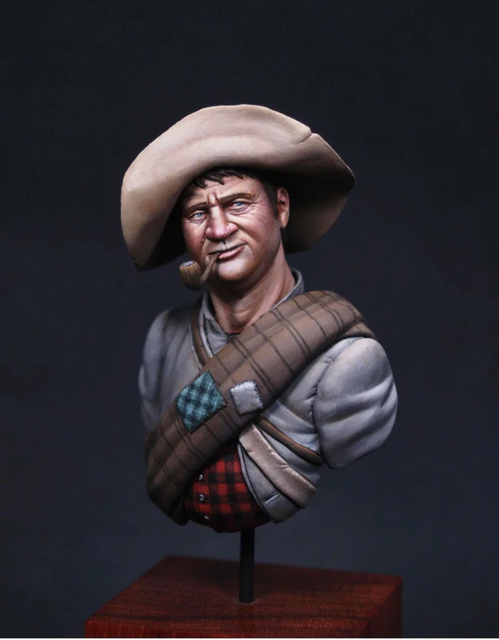 Unpainted Kit  1/12  merican Civil War Confederate Soldier bust    figure Historical  Resin kit miniature model