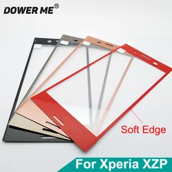 Dower Me 3D Curved Soft Edge Full Glued Tempered Glass Screen Display Protector Film For Sony Xperia XZ Premium 5.5