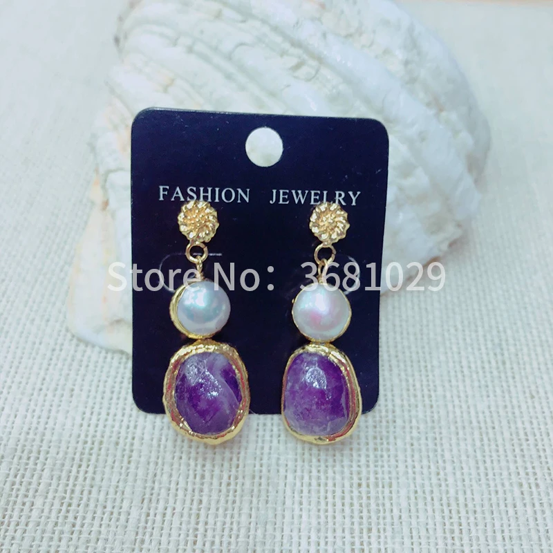 

Temperamental individual character matchs contracted eardrop tide person natural stone earring