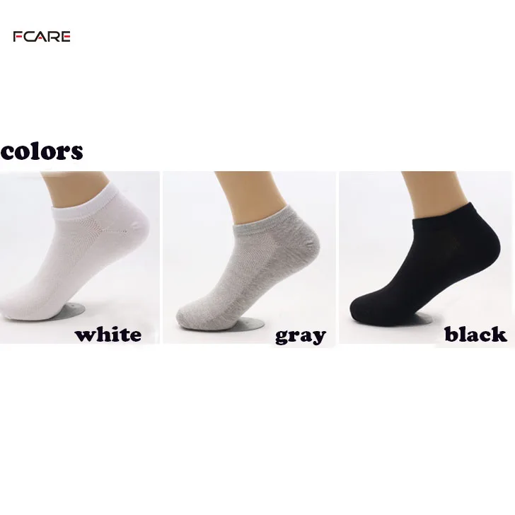 12PCS=6Pairs Extra plus Large size XXXL 43-48 EU summer thin mesh breathable combed cotton ankle short seamless men\'s boat socks