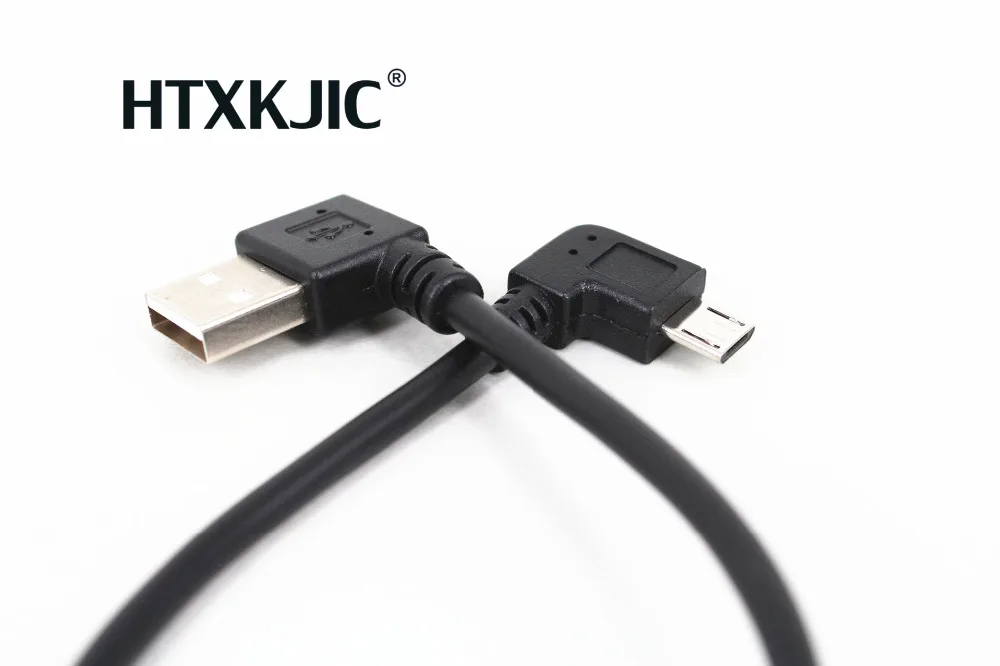 

1PCS USB Cable 2A Fast Charger Micro USB Phone date Cable For XIAOMI HUAWEI SAMSUNG 90 Degree 0.3M