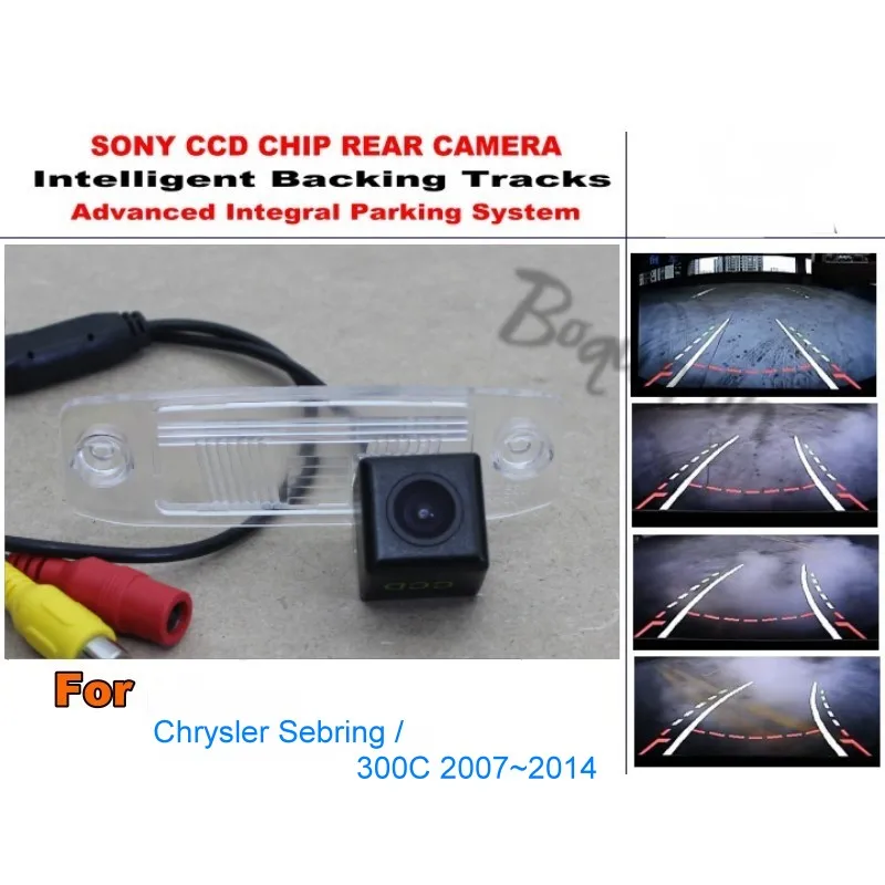 

Car Intelligent Parking Tracks Camera For Chrysler Sebring 300C 2007~2014 HD Back up Reverse Camera Rear View Camera