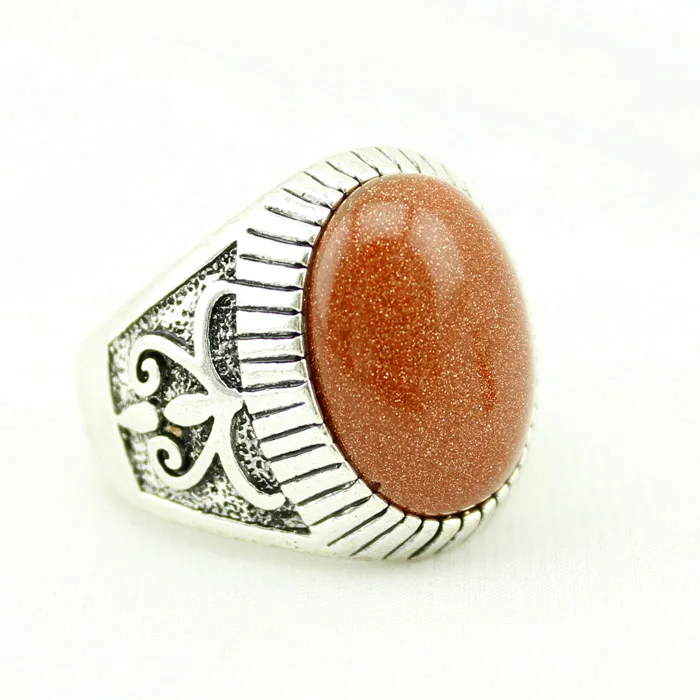 Good Quality Silver Plated Oval Vintage Stone Rings Mix Color Mix Size fashion Jewelry 12 pieces/lot