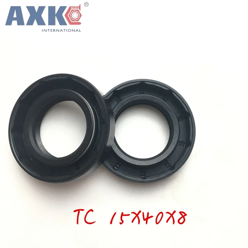 

20pcs/NBR Shaft Oil Seal TC-15*40*8 Rubber Covered Double Lip With Garter Spring/consumer product